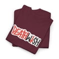 thumbnail image 3 of Deathspray Deathwish 2000s Skateboard Lizard Greco Vintage Classic TShirt Print - Maroon / XL, 3 of 5