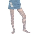 thumbnail image 3 of Tights High Waist Women Sheer Pantyhose Girls Heart/Floral/Cloud/Plaid Printing Leggings Pants, 3 of 7