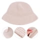 thumbnail image 4 of 1 sombrero de cubo tejido de paja para mujer, cálido y de invierno para exteriores., 4 of 6