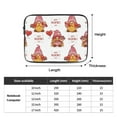 thumbnail image 4 of LNWH Happy Valentine Cartoon Gnomes Pattern Laptop Sleeve, Notebook Computer Pocket Tablet Briefcase Carrying Bag, 12 inch Laptop Case, 4 of 8