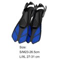 thumbnail image 3 of Aletas De Natación Buceo Natación Aletas Adultos Deportes acuáticos Entrenamiento Pie Aletas (Azul S/M) Likrtyny Para Estrenar, 3 of 4