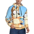 thumbnail image 2 of Johaoi Bluey Print Adult Hoodie Sweatshirt,Pullover Hooded Sweatshirt Aautumn Athletic Hoodie for Men-4X-Large, 2 of 7