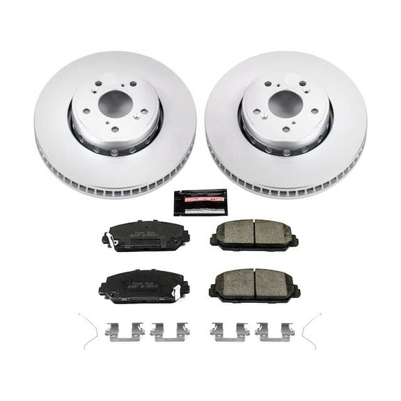 Front Brake Pad and Rotor Kit - Compatible with 2016 Acura ILX