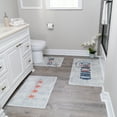 thumbnail image 1 of the US States Design 3 Piece Bathroom Rugs Set - Non-Slip Ultra Thin Bath Rugs for Bathroom Floor - Washable Cotton Bathroom Mats Set, 1 of 8