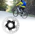 thumbnail image 1 of Bike Disc Brake Rotor, Bicycle Disc Brake Rotor Light Weight Heat Dissipation Mountain Road Bike Floating Brake Disc with 6 Screws, 1 of 7