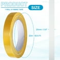 thumbnail image 2 of Double Sided Fabric Tape Mounting Rug Tape Clear Carpet Adhesive Tapes 0.8 in x 66 ft, 2 of 7