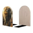 thumbnail image 2 of Hirioo Cool Sunglasses Elephant Art for Bookends Decorative Bookends for Shelves for Home or Office, Non-Slip Base, 2 of 8