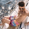 thumbnail image 2 of luoweisi Men's Beach Shorts Quick Dry Swim Trunks with Mesh Lining Alpaca L, 2 of 5
