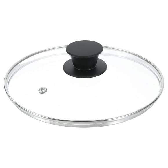 Uxcell 1 Pack Universal Lid for Pot Fit 8 Inch Cookware, Replacement Glass Pan Lids