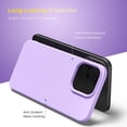 thumbnail image 3 of Ultra Slim Thin Case for iPhone 15 Pro Max Case, Matte Skin Minimalist Lightweight Hard PC Phone Cover with Smooth Touch, Protective & Shockproof Case for Women Men, Lilac Lavender Purple, 3 of 7