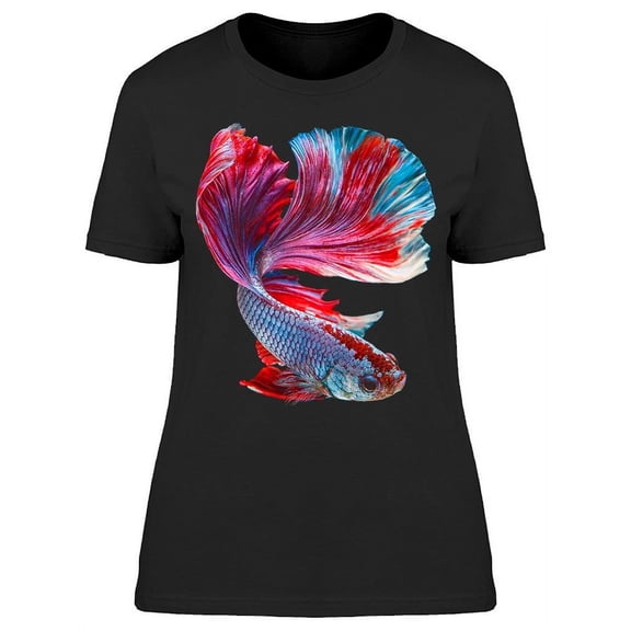 Beautiful Detailed Scales Betta  T-Shirt Women -Image by Shutterstock, Female Medium
