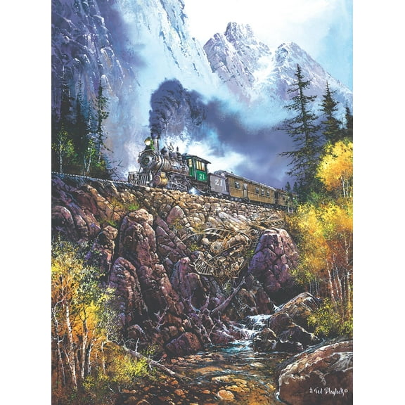 SUNSOUT INC - Hazardous Travel - 500 pc Jigsaw Puzzle by Artist: Ted Blaylock - Finished Size 18" x 24" - MPN# 36110