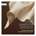 thumbnail image 2 of Juego De Sábanas Queen Size Algodón 200 Hilos Real Textil Frescas y Transpirables Oeko-tex, Beige, 2 of 7