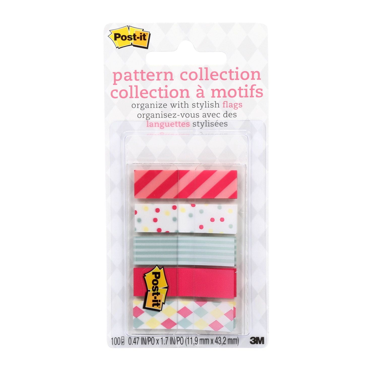 POST - IT Post-it 684-CANDY-C Assorted Pattern Flags