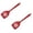 Red, variant on 1 Pc Small Silicone Turner High Heat Resistant Slotted Spatula Silicone Spatula High Heat Resistant Slotted Turner for Non-Stick Pans, Fish, Eggs, Pancakes and More, 8.14 Inch, Green