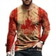 thumbnail image 2 of Blusa de manga larga con estampado de cuello redondo para hombre Pompotops  oipoqjl7042, 2 of 3