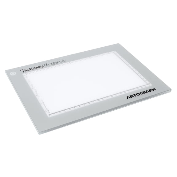 Featherweight 6" x 9" Lightpad Ultra-Thin, Dimmable and Lightweight for Drawing Tracing Illustrations, Animation
