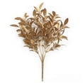 thumbnail image 4 of Venta al por mayor de flores de plata dorada, planta de simulación, arreglo floral, ramo de boda, decoración del hogar, flores falsas de plástico, 4 of 5