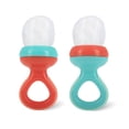 thumbnail image 4 of Alimentador de Comida Blanda Nuby Naranja Doble Pack, 4 of 6