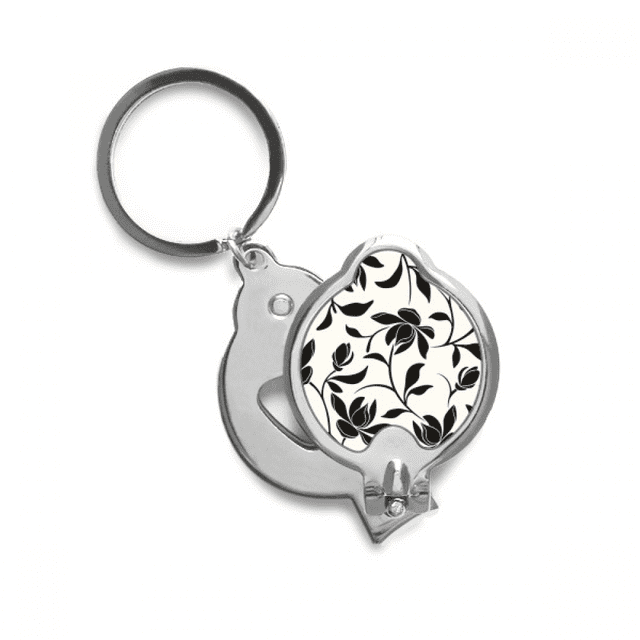 Coupe-ongles en Acier Inoxydable pour Dessin de Vigne de Fleurs