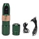 thumbnail image 1 of Kit de pluma de tatuaje inalámbrica 2 en 1 de 1200 mAh, fuente de alimentación rotativa OLED profesional para tatuajes con cabezal de repuesto RAC, color verde, 1 of 14