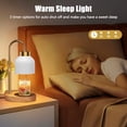 thumbnail image 4 of Candle Warmer Lamp with 2 Bulbs, Candle Warmer with Dimmer Adjustable Height,Mothers Day Gifts,Electric Wax Warmer Vintage Home Decor,2/4/8H Timer,Wax Melt Warmer for Scented Jar Candles, 4 of 5