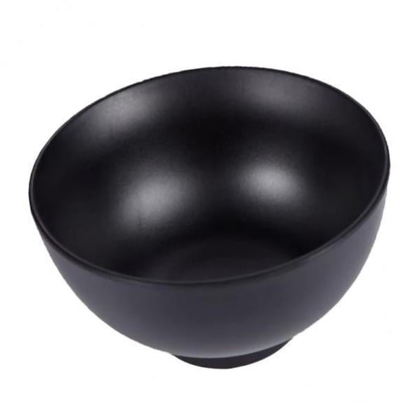 Conjunto de Cuencos Negros para Preparar Comidas Sabrosas Y Equilibradas 2 piezas