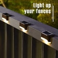 thumbnail image 4 of GIGALUMI Led Solar Deck Lights, 16 Pack Waterproof for Outdoor Stairs, Step, Fence, Railing, Yard and Patio (Warm White), 4 of 4