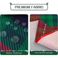 thumbnail image 2 of Romanstile Round Christmas Green Plaid Tablecloth - 60 Inch - Checkered Water Stain Resistant Table Cover, Washable Polyester Table Cloth for Xmas Dinner/Party Decoration/Holiday, 2 of 5