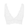thumbnail image 5 of Bras for Women,Bra Lace No Underwire Lingerie Back Support Bra for Comfortable Wear,Sports Bras for Women,Z01 White,3XL, 5 of 5