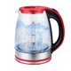 thumbnail image 3 of Hervidor de agua de acero inoxidable de vidrio de borosilicato de alta calidad, hervidor eléctrico de regalo rápido, 3 of 6