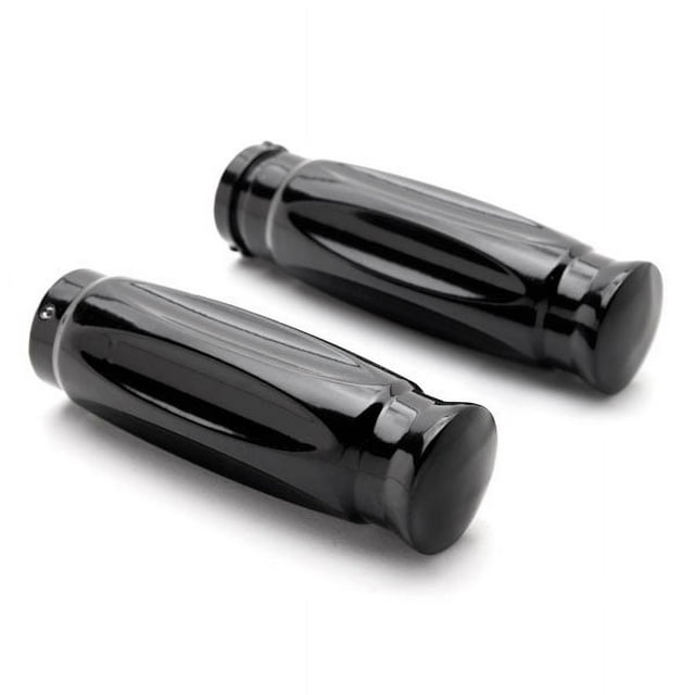 Krator Motorcycle Hand Grips 1 Inch Handlebar Bars Pair Compatible with Yamaha Road Star Warrior Midnight XV