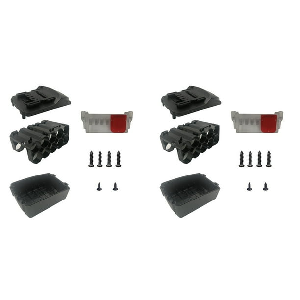 2X Caja de BateríA de Iones de Litio (Sin Celda de BateríA) Caja de Almacenamiento de BateríA para 18V 6.0Ah 3Ah CáScara de BateríA de Litio