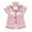 Pink, variant on vdgthytj Toddler Baby Boy Girl Silk Satin Pajamas Lapel Short Sleeve Button down Shirts and Shorts 2 PCS Set Sleepwear