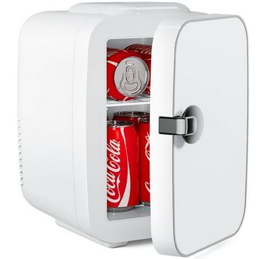 Mini Refrigerator Portable Car Refrigerator Small Can Cooler and Heater Compact Refrigerator Suitable for Skin Care Food and Drinks