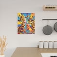 thumbnail image 6 of Gaeub Colorful Giraffes with Drinks Print Modern Canvas Wall Art Prints,Artwork Abstract Paintings,Canvas Decorative,Pictures on Canvas for Home Decorations,Wall Decor, 6 of 6