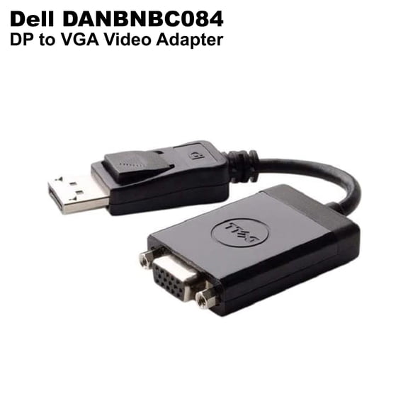 Dell DANBNBC084 DisplayPort to VGA Video Adapter Dongle Cable (M9N09)