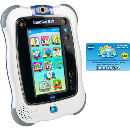 VTech InnoTab 2S Wi-Fi Learning App Tablet with Bonus $10 Gift Card, Blue