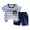 White, variant on Utlike Boys Outfits Sets Short Sleeve Set Cotton Summer Boys Holiday Sets Size 18 Months-24 Months