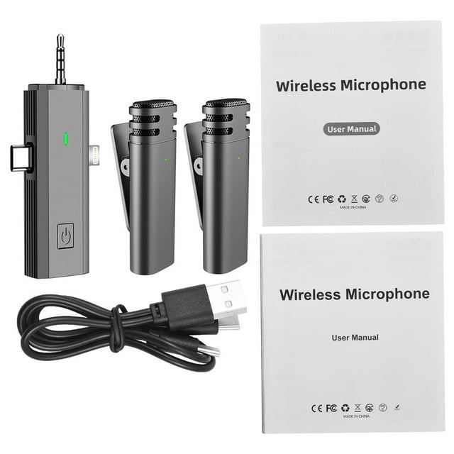 Microphones, 3 en 1 Micro Réduction de Bruit Tablette Android Récepteur Mobile Micro 1 Récepteur Mobile Buzhi avec Type-c Réduction Android Compatible avec Réduction de Bruit Compatible Lav Rusuo 2