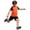 Orange, variant on Boys Football Training Short Sleeve Sport Shirt and Shorts for Kids Athletic Team and Play (White Size 5-6 Years)