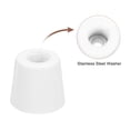 thumbnail image 3 of Uxcell 8Pcs Rubber Bumper Feet, 17mm H x 19mm W Round Pads with Washer & Screws, 3 of 6