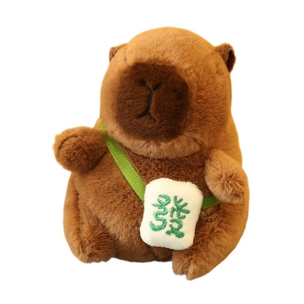 Llavero de juguete de peluche Perfecl Capybara Verde
