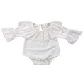 thumbnail image 2 of MesaSe Newborn Girls Ruffle Lace Collar Half Sleeve Bodysuit, 2 of 3