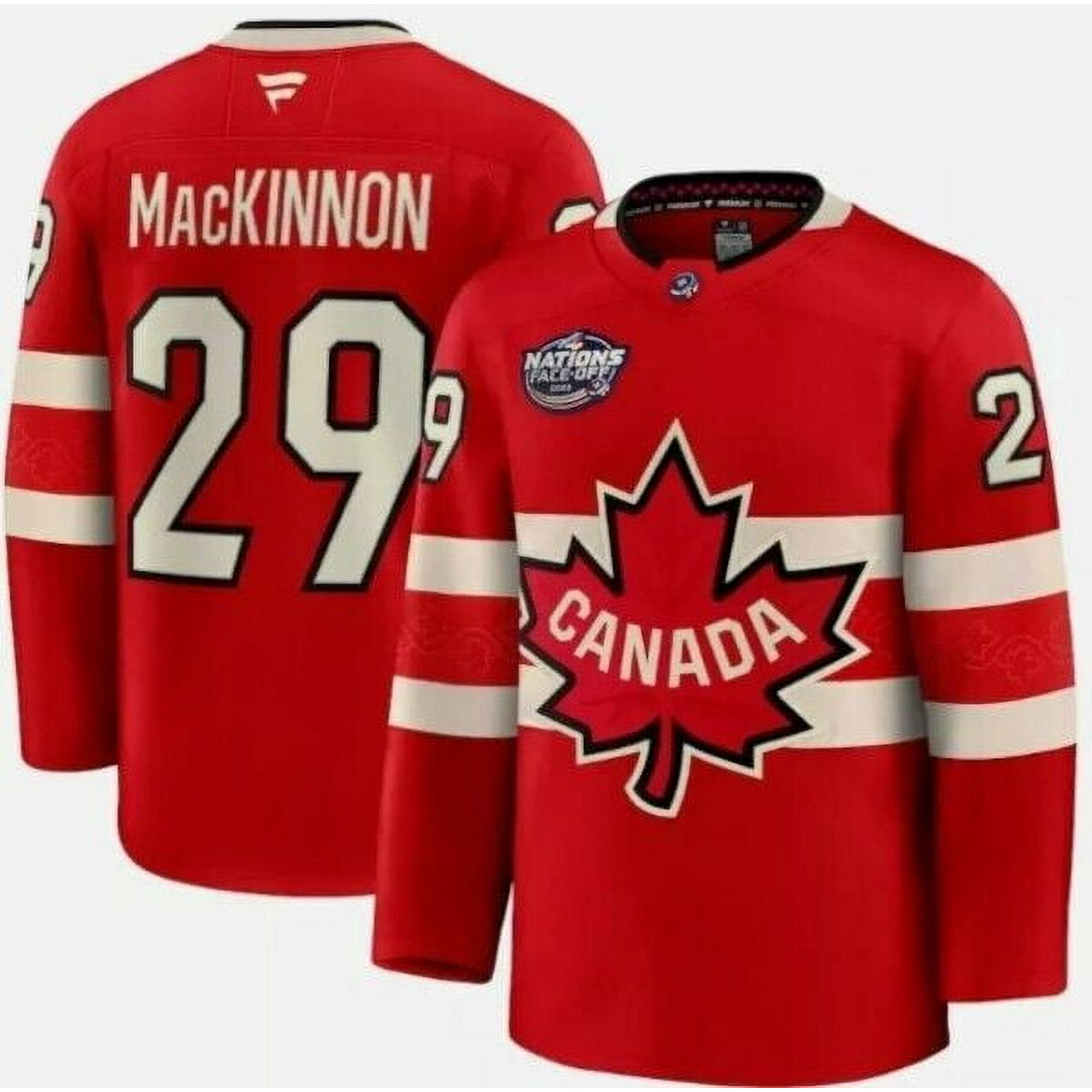 Mens Ice Hockey Jersey Nathan MacKinnon Team Canada Nations