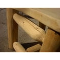 thumbnail image 3 of Furniture Barn USA™ White Cedar Log Park Bench, 3 of 3