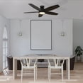 thumbnail image 3 of Smaair Povjeta 52" 5 Blades Indoor Low Profile Ceiling Fan with Remote and Dimmable Light, 3 of 7