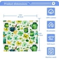 thumbnail image 5 of St. Patrick's Day Shamrock Washcloths Set of 6-12 x 12 inch Pure Cotton Wash Cloth Highly Absorbent and Soft Fingertip Towels Face Cloths for Bath, Spa Wash cloth, 5 of 7