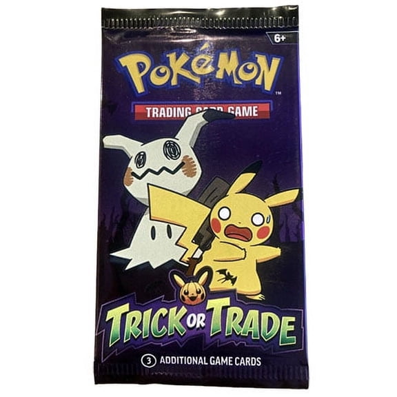 Pokemon Cards - Trick or Trade (2023) - BOOSTER PACK (3 Cards)