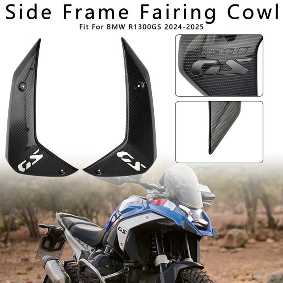Side Frame Fairing Cowl Guards Radiator Cover For BMW R1300GS 2024-2025 Carbon